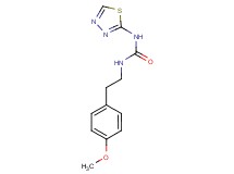 N-[2-(4-methoxyphenyl)ethyl]-N'-1,3,4-thiadiazol-2-ylurea