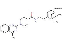 N-{2-[(1R,5S)-6,6-dimethylbicyclo[3.1.1]hept-2-en-2-yl]ethyl}-1-(4-methyl-2-quinazolinyl)-4-piperidinecarboxamide