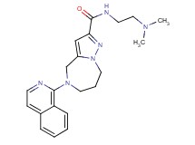 N-[2-(dimethylamino)ethyl]-5-isoquinolin-1-yl-5,6,7,8-tetrahydro-4H-pyrazolo[1,5-a][1,4]diazepine-2-carboxamide