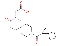 [3-oxo-9-(spiro[2.3]hex-1-ylcarbonyl)-2,9-diazaspiro[5.5]undec-2-yl]acetic acid