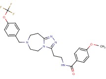 4-methoxy-N-(2-{7-[4-(trifluoromethoxy)benzyl]-6,7,8,9-tetrahydro-5H-[1,2,4]triazolo[4,3-d][1,4]diazepin-3-yl}ethyl)benzamide