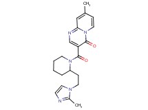 8-methyl-3-({2-[2-(2-methyl-1H-imidazol-1-yl)ethyl]-1-piperidinyl}carbonyl)-4H-pyrido[1,2-a]pyrimidin-4-one trifluoroacetate