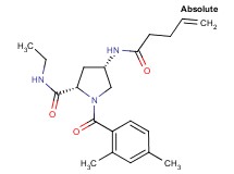 (4S)-1-(2,4-dimethylbenzoyl)-N-ethyl-4-(pent-4-enoylamino)-L-prolinamide