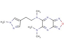 N,N,N'-trimethyl-N'-[2-(1-methyl-1H-pyrazol-4-yl)ethyl][1,2,5]oxadiazolo[3,4-b]pyrazine-5,6-diamine