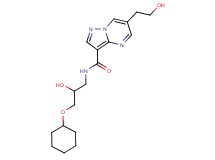 N-[3-(cyclohexyloxy)-2-hydroxypropyl]-6-(2-hydroxyethyl)pyrazolo[1,5-a]pyrimidine-3-carboxamide