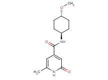 N-(trans-4-methoxycyclohexyl)-6-methyl-2-oxo-1,2-dihydropyridine-4-carboxamide