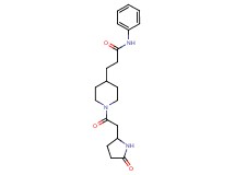 3-{1-[(5-oxo-2-pyrrolidinyl)acetyl]-4-piperidinyl}-N-phenylpropanamide
