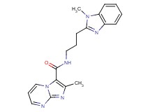 2-methyl-N-[3-(1-methyl-1H-benzimidazol-2-yl)propyl]imidazo[1,2-a]pyrimidine-3-carboxamide
