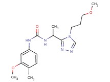 N-(3-methoxy-4-methylphenyl)-N'-{1-[4-(3-methoxypropyl)-4H-1,2,4-triazol-3-yl]ethyl}urea