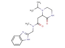 N-(1H-benzimidazol-2-ylmethyl)-2-(1-isopropyl-3-oxopiperazin-2-yl)-N-methylacetamide