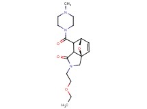 (3aR*,6S*)-2-(2-ethoxyethyl)-7-[(4-methylpiperazin-1-yl)carbonyl]-2,3,7,7a-tetrahydro-3a,6-epoxyisoindol-1(6H)-one