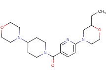 2-ethyl-4-{5-[(4-morpholin-4-ylpiperidin-1-yl)carbonyl]pyridin-2-yl}morpholine