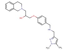 1-(3,4-dihydro-2(1H)-isoquinolinyl)-3-[4-({[(1,5-dimethyl-1H-pyrazol-3-yl)methyl]amino}methyl)phenoxy]-2-propanol