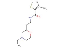 N-[2-(4-ethylmorpholin-2-yl)ethyl]-3-methylthiophene-2-carboxamide
