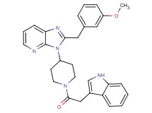3-[1-(1H-indol-3-ylacetyl)-4-piperidinyl]-2-(3-methoxybenzyl)-3H-imidazo[4,5-b]pyridine