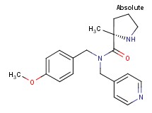 N-(4-methoxybenzyl)-2-methyl-N-(4-pyridinylmethyl)-D-prolinamide dihydrochloride
