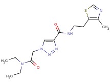 1-[2-(diethylamino)-2-oxoethyl]-N-[2-(4-methyl-1,3-thiazol-5-yl)ethyl]-1H-1,2,3-triazole-4-carboxamide