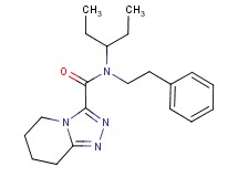 N-(1-ethylpropyl)-N-(2-phenylethyl)-5,6,7,8-tetrahydro[1,2,4]triazolo[4,3-a]pyridine-3-carboxamide