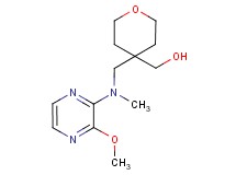 (4-{[(3-methoxy-2-pyrazinyl)(methyl)amino]methyl}tetrahydro-2H-pyran-4-yl)methanol