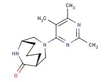 (1S*,5R*)-3-(2,5,6-trimethylpyrimidin-4-yl)-3,9-diazabicyclo[3.3.2]decan-10-one