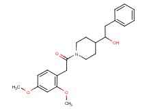 1-{1-[(2,4-dimethoxyphenyl)acetyl]-4-piperidinyl}-2-phenylethanol