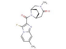 (1S*,6R*)-9-[(3-fluoro-7-methylimidazo[1,2-a]pyridin-2-yl)carbonyl]-3-methyl-3,9-diazabicyclo[4.2.1]nonan-4-one