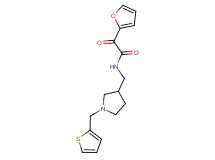 2-(2-furyl)-2-oxo-N-{[1-(2-thienylmethyl)pyrrolidin-3-yl]methyl}acetamide