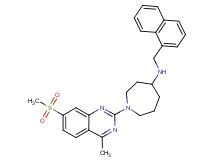 1-[4-methyl-7-(methylsulfonyl)-2-quinazolinyl]-N-(1-naphthylmethyl)-4-azepanamine