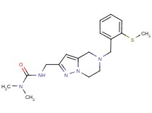 N,N-dimethyl-N'-({5-[2-(methylthio)benzyl]-4,5,6,7-tetrahydropyrazolo[1,5-a]pyrazin-2-yl}methyl)urea