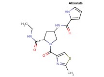 (4S)-N-ethyl-1-[(2-methyl-1,3-thiazol-4-yl)carbonyl]-4-[(1H-pyrrol-2-ylcarbonyl)amino]-L-prolinamide