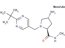 (2S,4R)-4-amino-1-[(2-tert-butylpyrimidin-5-yl)methyl]-N-methylpyrrolidine-2-carboxamide