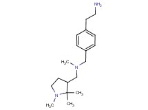 2-[4-({methyl[(1,2,2-trimethylpyrrolidin-3-yl)methyl]amino}methyl)phenyl]ethanamine