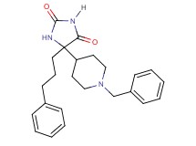 5-(1-benzyl-4-piperidinyl)-5-(3-phenylpropyl)-2,4-imidazolidinedione