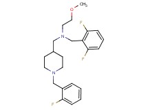(2,6-difluorobenzyl){[1-(2-fluorobenzyl)-4-piperidinyl]methyl}(2-methoxyethyl)amine