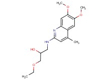 1-[(6,7-dimethoxy-4-methylquinolin-2-yl)amino]-3-ethoxypropan-2-ol