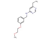 6-ethyl-N-[3-(2-methoxyethoxy)benzyl]pyrimidin-4-amine