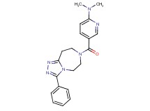 N,N-dimethyl-5-[(3-phenyl-5,6,8,9-tetrahydro-7H-[1,2,4]triazolo[4,3-d][1,4]diazepin-7-yl)carbonyl]pyridin-2-amine