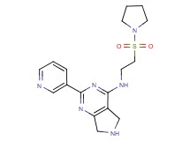 2-(3-pyridinyl)-N-[2-(1-pyrrolidinylsulfonyl)ethyl]-6,7-dihydro-5H-pyrrolo[3,4-d]pyrimidin-4-amine