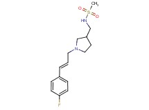N-({1-[(2E)-3-(4-fluorophenyl)prop-2-en-1-yl]pyrrolidin-3-yl}methyl)methanesulfonamide