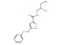 N-(2-hydroxybutyl)-5-(phenoxymethyl)-1H-pyrazole-3-carboxamide