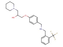 1-(1-piperidinyl)-3-[4-({[2-(trifluoromethyl)benzyl]amino}methyl)phenoxy]-2-propanol