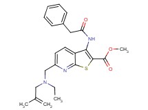methyl 6-{[ethyl(2-methyl-2-propen-1-yl)amino]methyl}-3-[(phenylacetyl)amino]thieno[2,3-b]pyridine-2-carboxylate