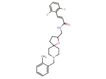 (2E)-3-(2,6-difluorophenyl)-N-{[8-(2-methylbenzyl)-1-oxa-8-azaspiro[4.5]dec-2-yl]methyl}acrylamide