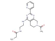 N-{2-[(7-acetyl-2-pyridin-2-yl-5,6,7,8-tetrahydropyrido[3,4-d]pyrimidin-4-yl)amino]ethyl}propanamide