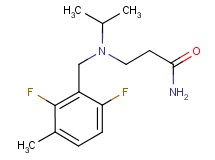 3-[(2,6-difluoro-3-methylbenzyl)(isopropyl)amino]propanamide