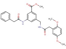 methyl 3-({[(2,5-dimethoxyphenyl)acetyl]amino}methyl)-5-[(phenylacetyl)amino]benzoate