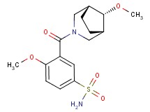 4-methoxy-3-{[(8-syn)-8-methoxy-3-azabicyclo[3.2.1]oct-3-yl]carbonyl}benzenesulfonamide