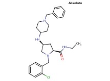 (4S)-4-[(1-benzyl-4-piperidinyl)amino]-1-(2-chlorobenzyl)-N-ethyl-L-prolinamide