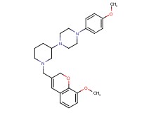 1-{1-[(8-methoxy-2H-chromen-3-yl)methyl]-3-piperidinyl}-4-(4-methoxyphenyl)piperazine