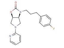 (3aS*,6aR*)-3-[3-(4-fluorophenyl)propyl]-5-(2-pyridinyl)hexahydro-2H-pyrrolo[3,4-d][1,3]oxazol-2-one